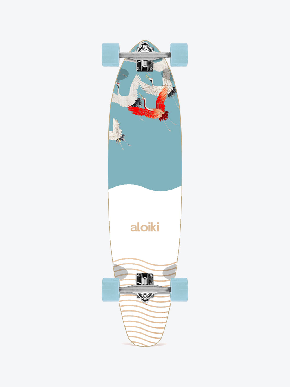 Aloiki Sumie 37,8" Kicktail Longboard complet