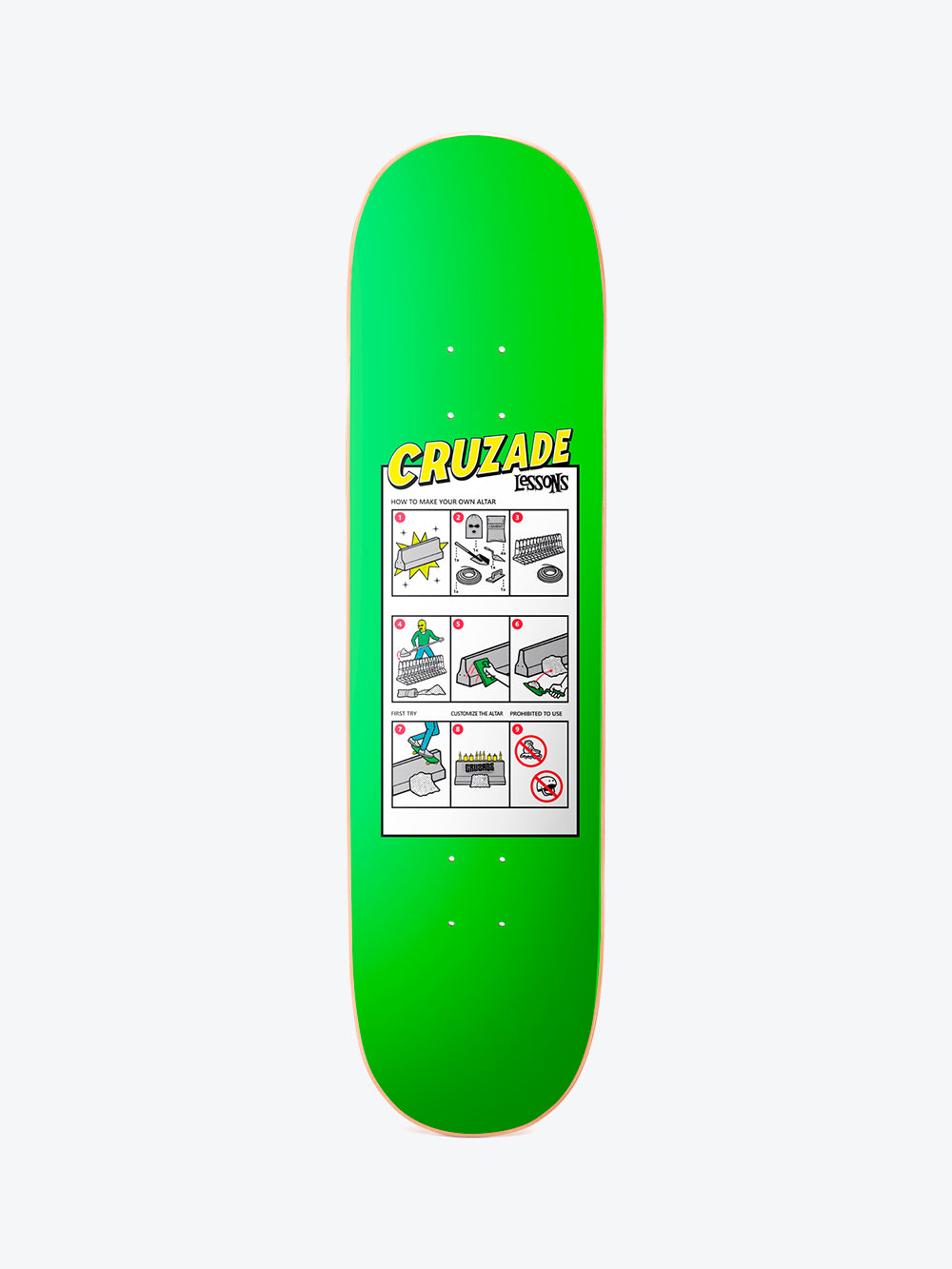 Cruzade Lessons 2 8.5" Skate Deck