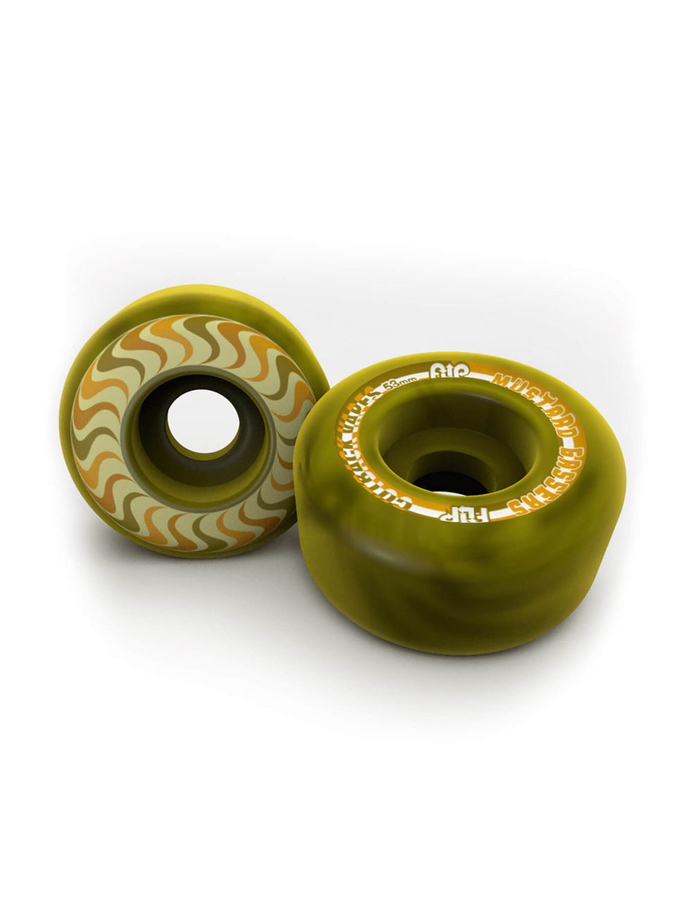 Flip Cutback Mustard Grassers 53mm 99a Pack de Ruedas