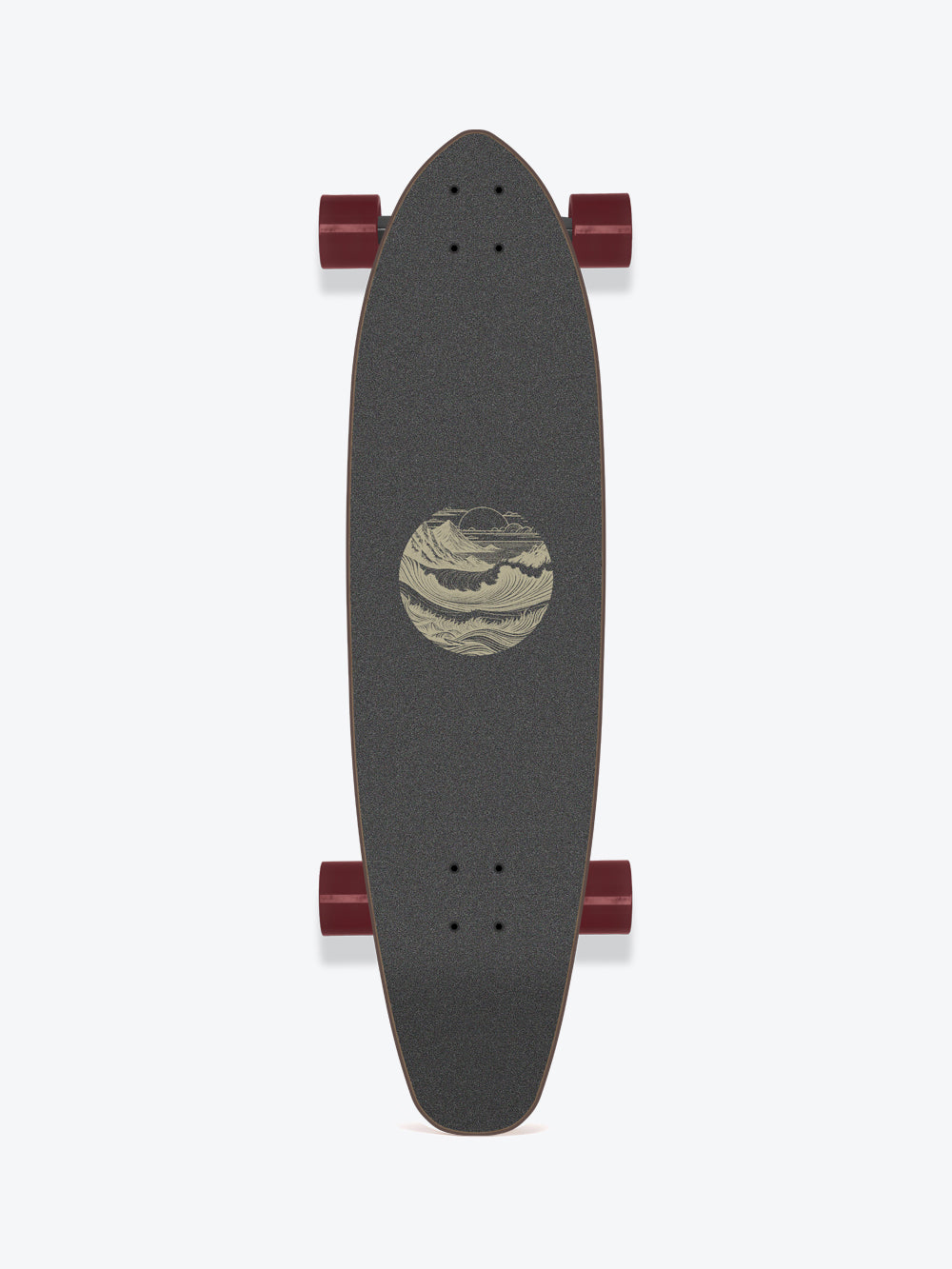 Long Island Elements 36" Kicktail Longboard Complet