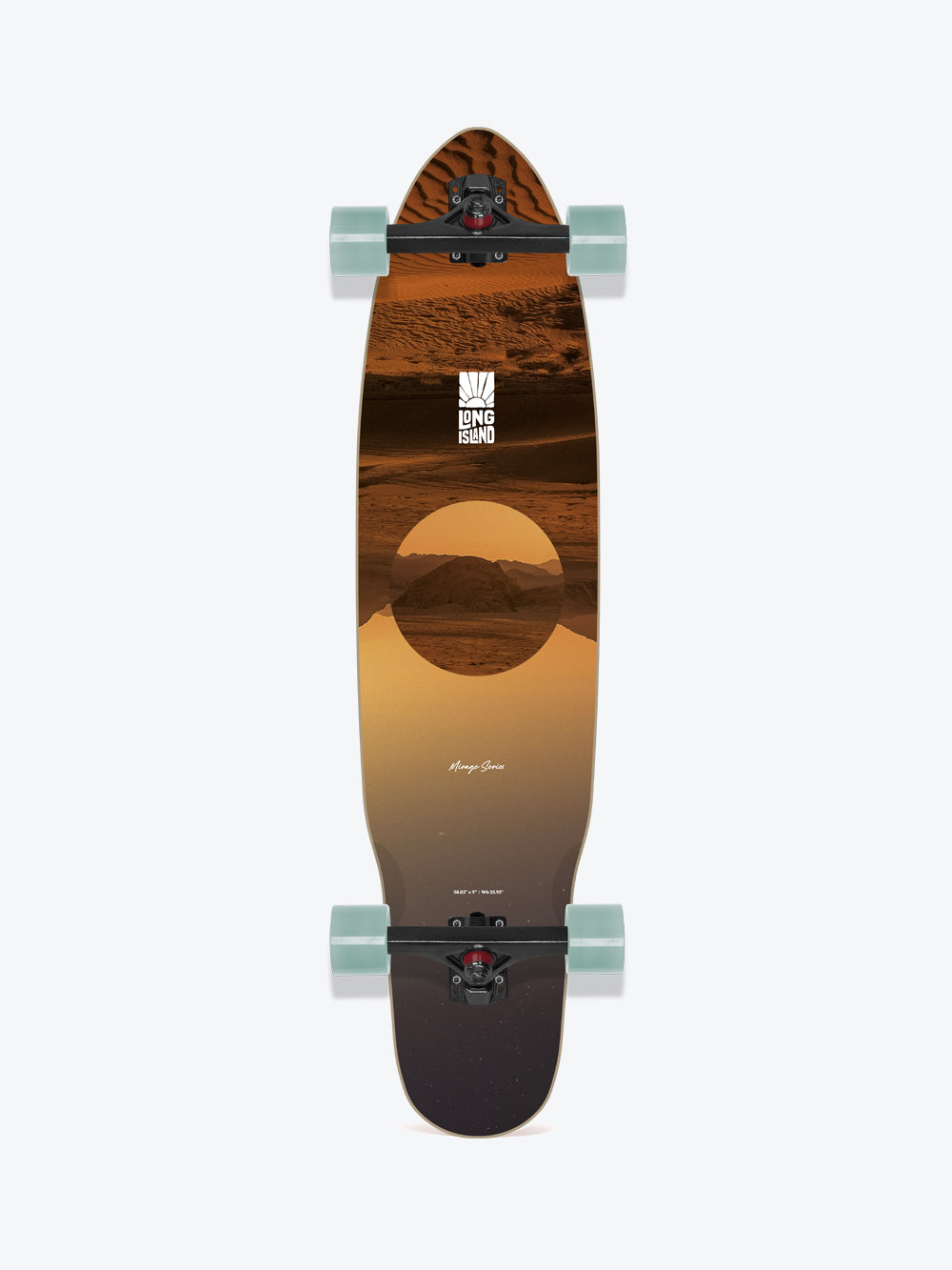 Long Island Mirage 38.85" Kicktail Longboard Complet