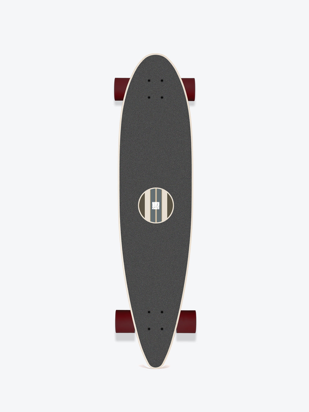 Long Island Stripe 39" Pintail Longboard Complet
