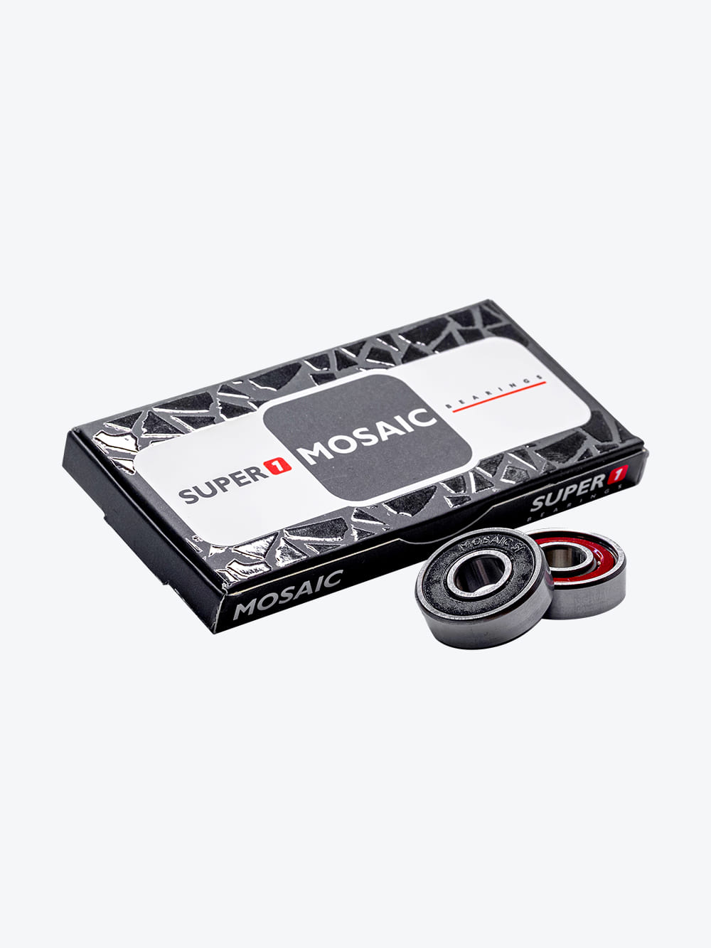 Mosaic Super 1 Abec 7 Silver Noir Roulements