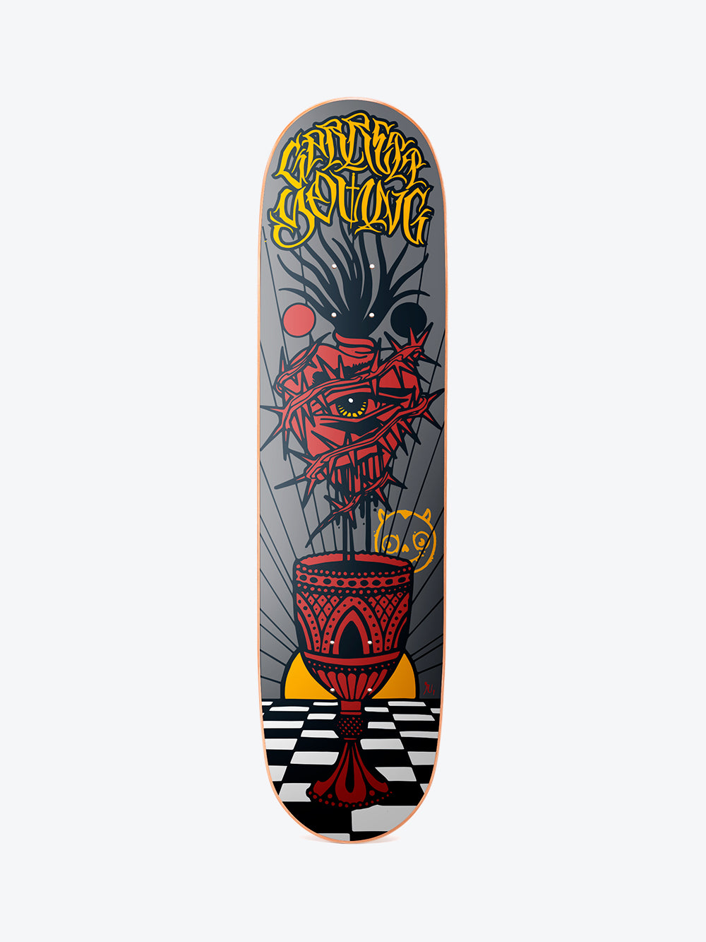 Roger Bleeding Heart Garrett Young 8.25" Skate Deck