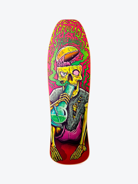 Cruzade Bongo Skull 9.375 Skate Deck