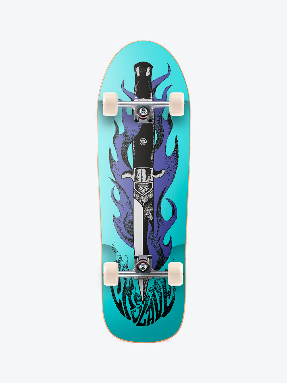Cruzade Knife 10" Complete Skateboard