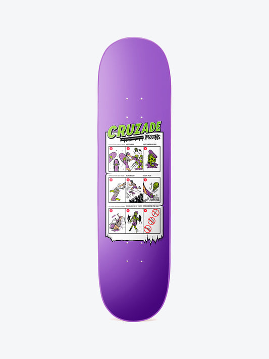 Cruzade Lessons V 8.5" Skate Deck