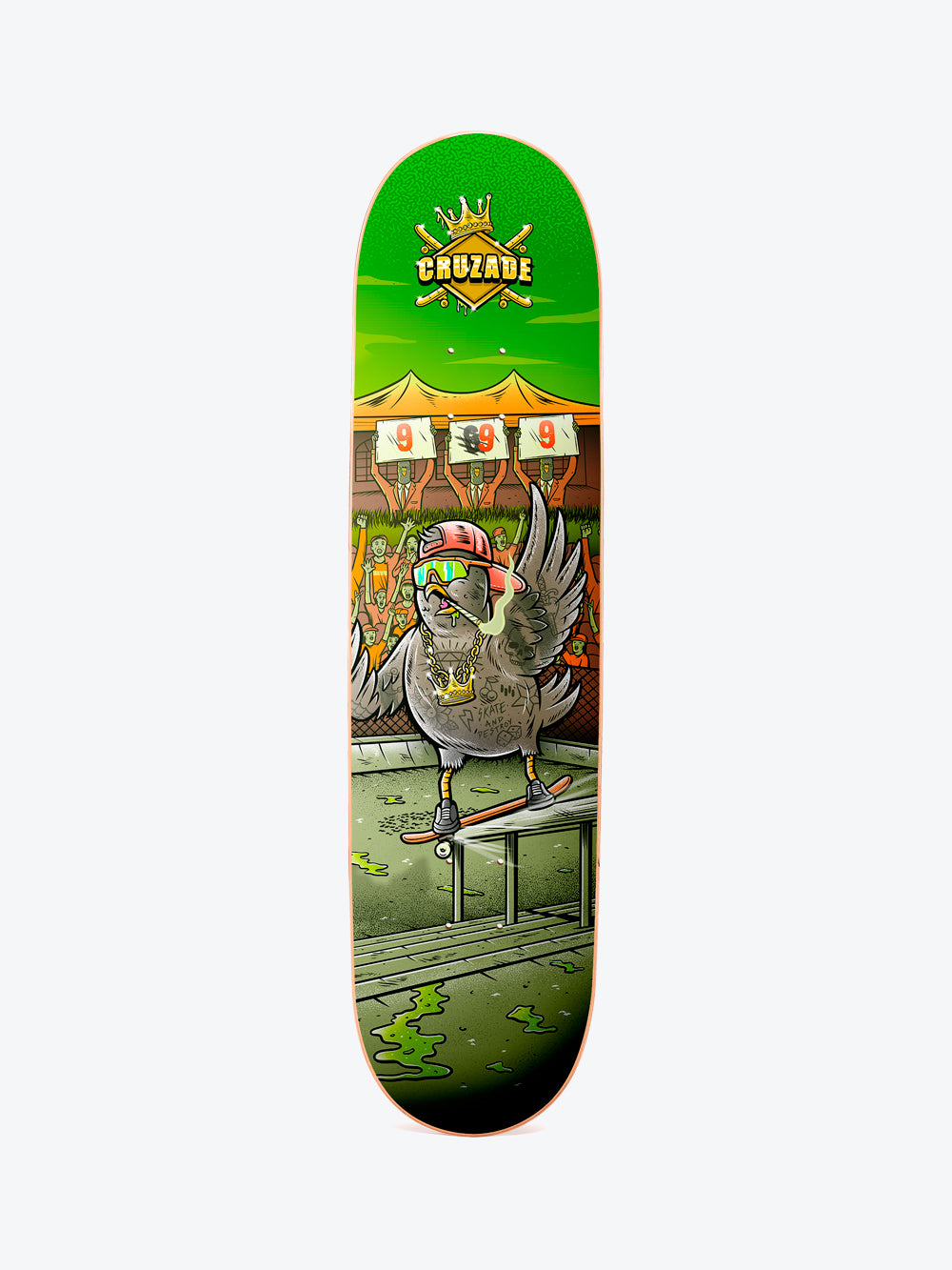 Cruzade Pigeon King 8.125" Skate Deck