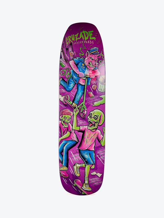 Cruzade Scootpig 8.5" Planche de Skate