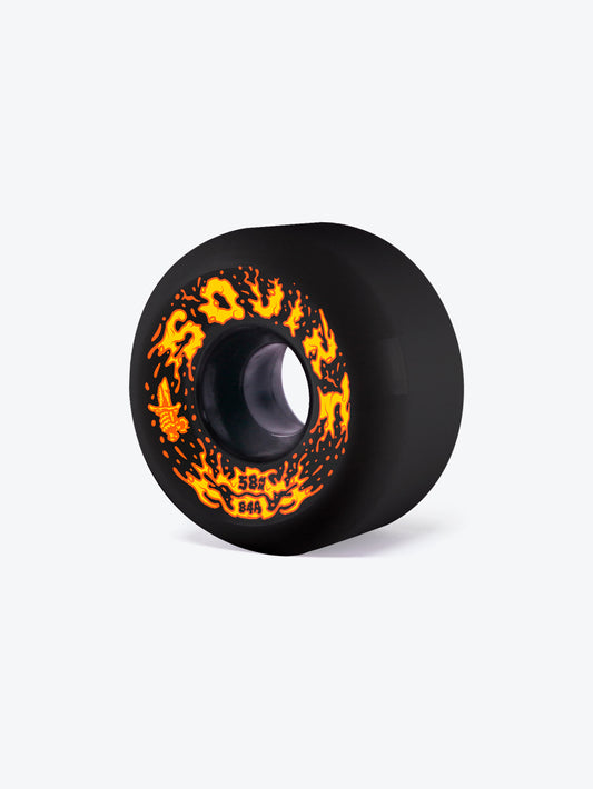 Cruzade Squirt 58mm 84a Black Wheels Pack