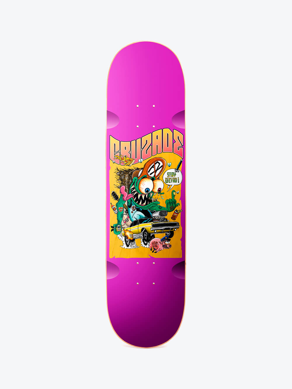 Cruzade Stay Weird 8.25" Skate Deck