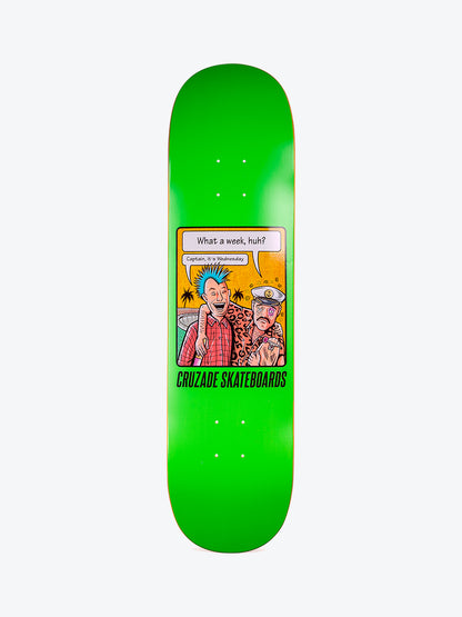 Cruzade Wednesday Meme 8.0" Skate Deck