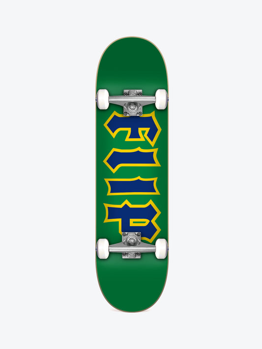 Flip Cancelled Green 7.25" Mini Complete Skateboard