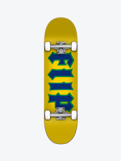 Flip Cancelled Yellow 7.87" Complete Skateboard