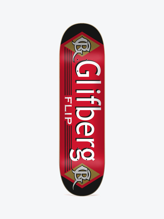 Flip Glifberg Tobacco Red 8.4" Skate Deck