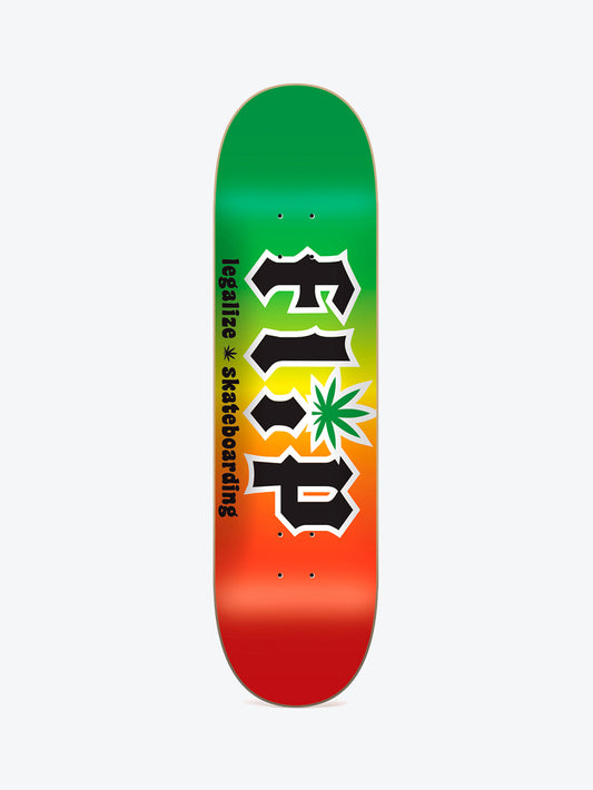 Flip HKD Legalize Rasta 8.25" Skate Deck