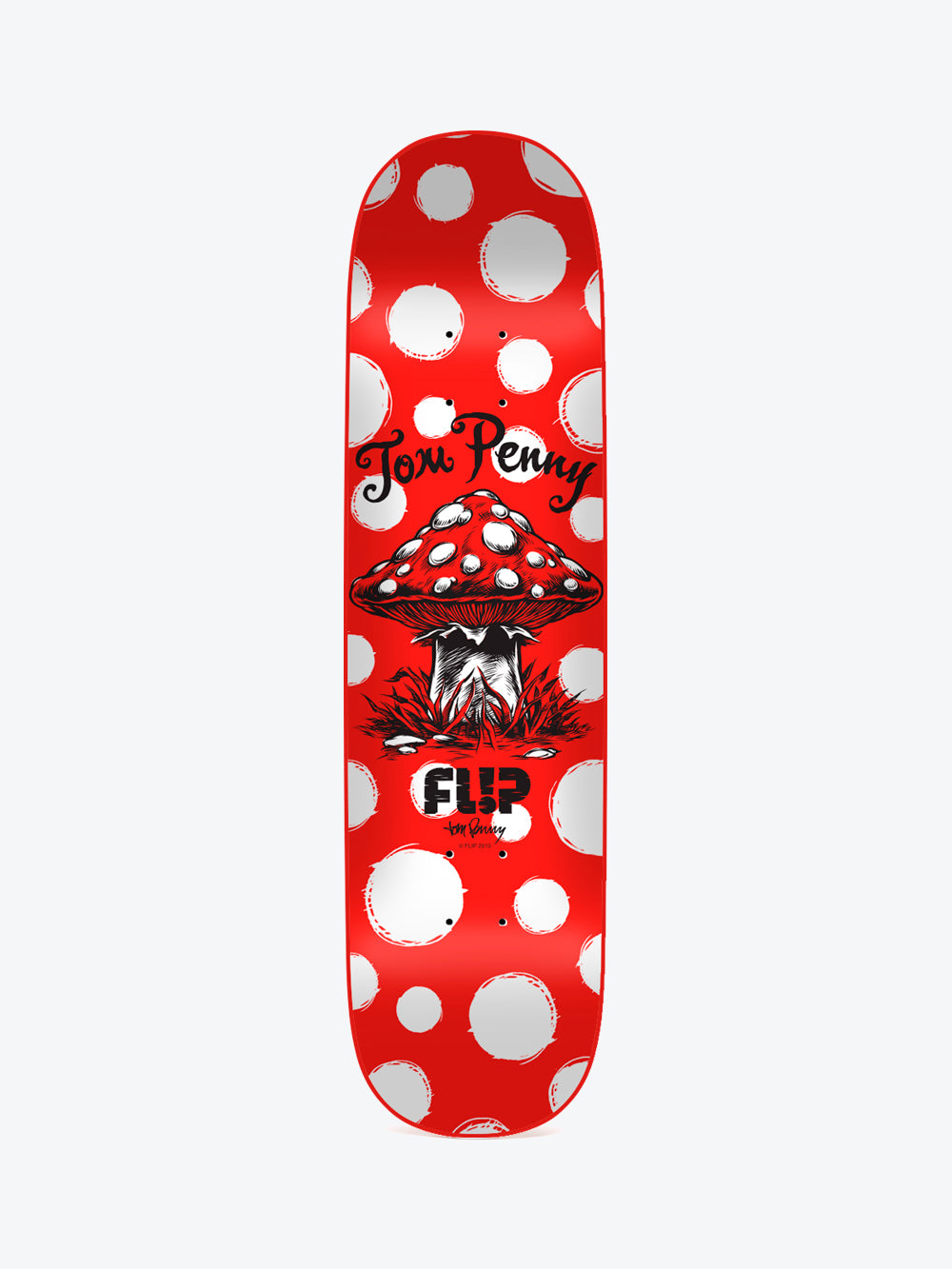 Flip Penny Dots Red 8.125" Skate Deck