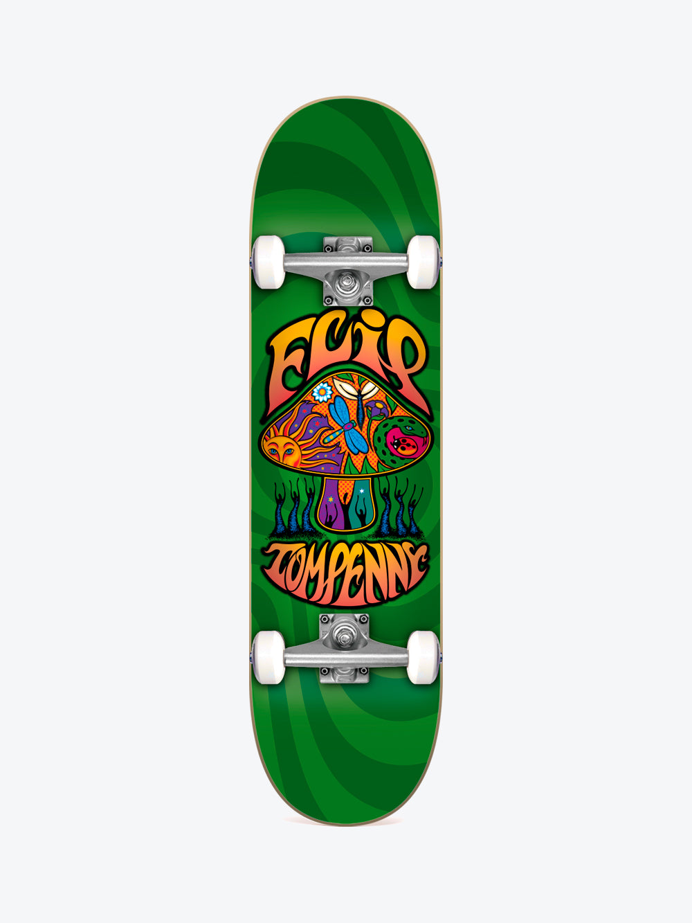 Flip Penny LoveShroom Green 8.0" Complete Skate