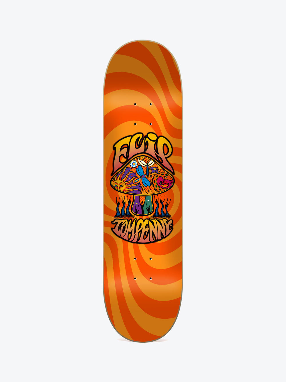 Flip Penny LoveShroom Orange 8.0" Skate Deck