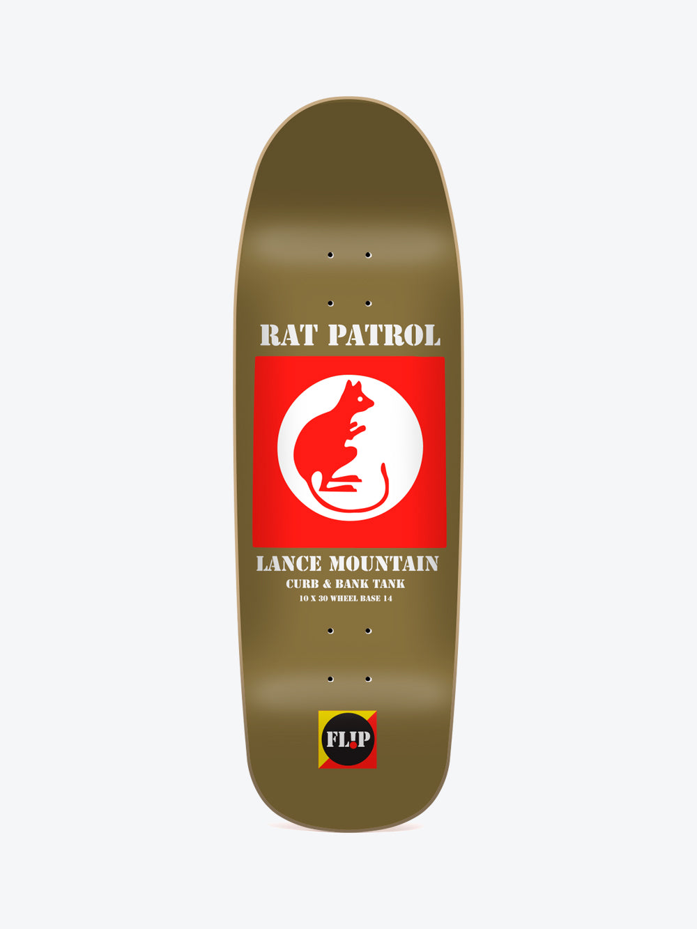 Flip Mountain Rat Patrol 9.875" Skate Deck