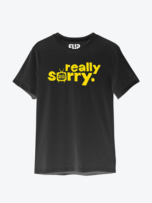 Flip Really Sorry 20th Anniversary Black Tee