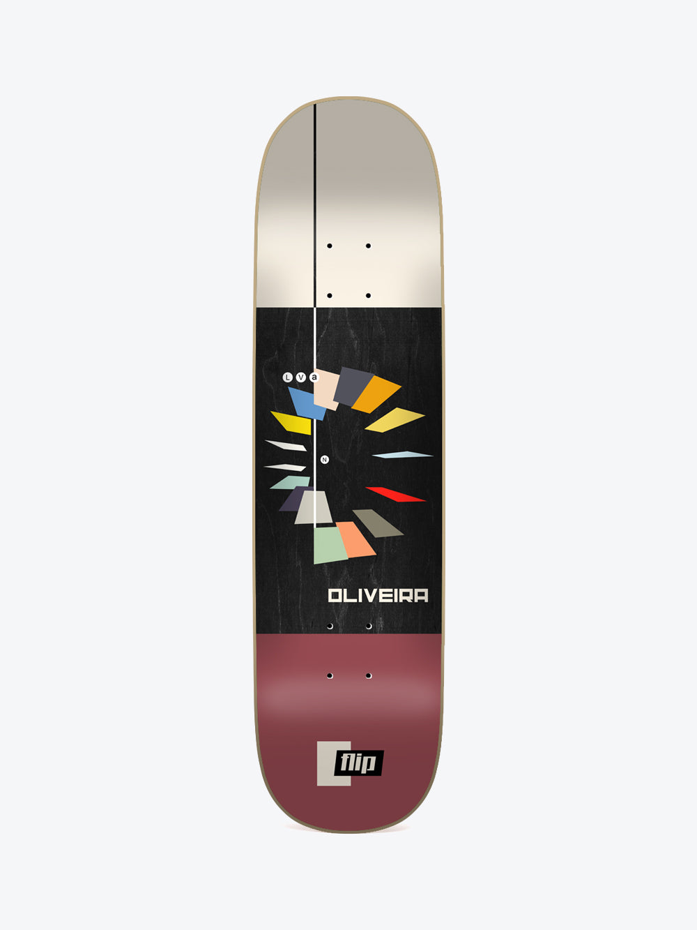 Flip Stenograph Oliveira 8.125" Skate Deck
