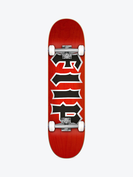 Flip Team Cancelled Red Stain 7.75" Complete Skate