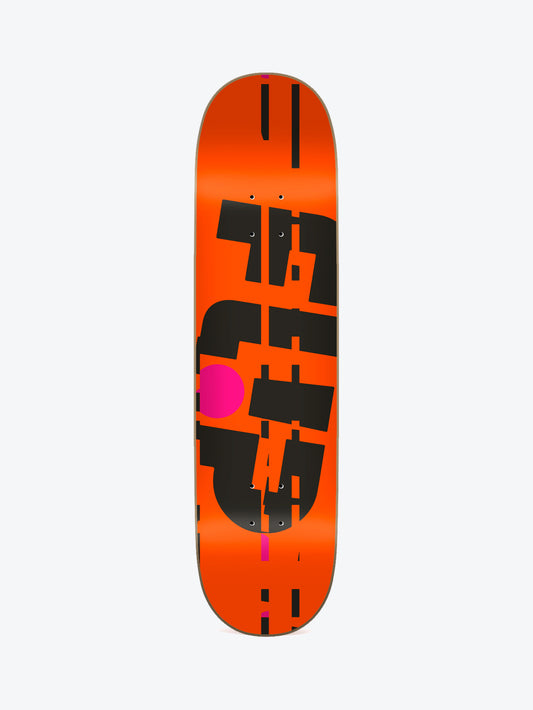 Flip Team Glitch Orange 8.0" Skate Deck