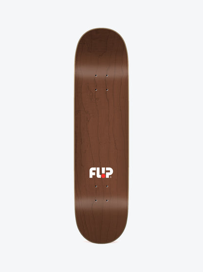 Flip Team Glitch Orange 8.0" Skate Deck