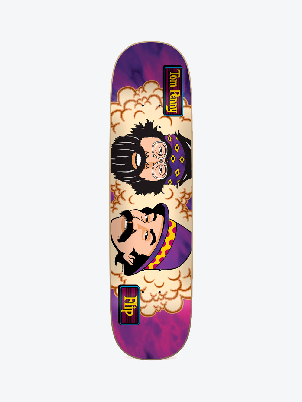 Flip Toms Friends Purple Haze 8.25" Skate Deck