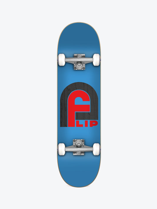 Flip Gate Logo Blue 7.87" Complete Skateboard
