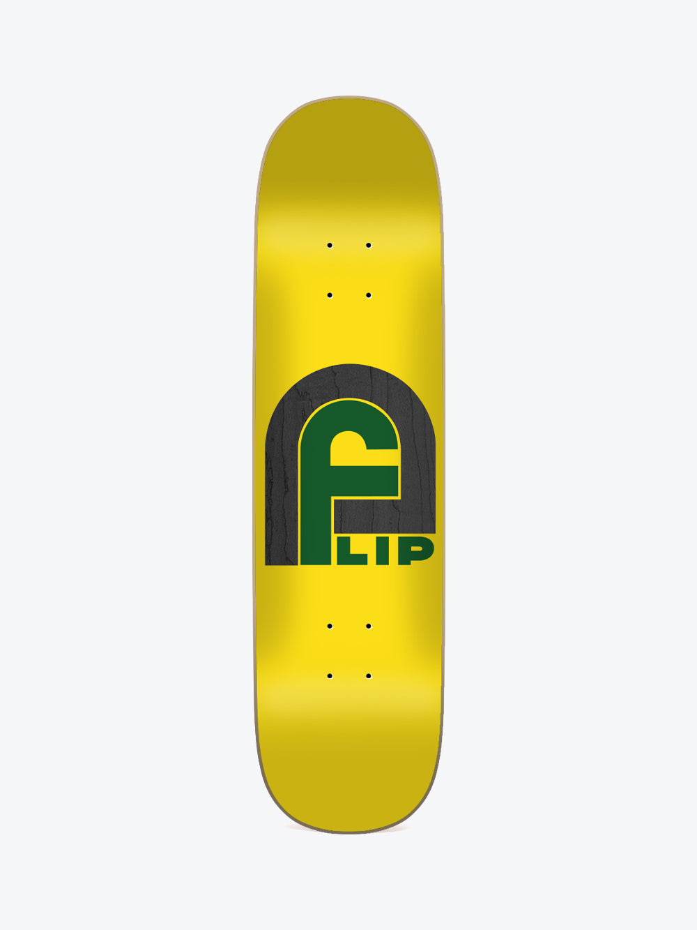 Flip Gate Logo Yellow 8.125" Skate Deck
