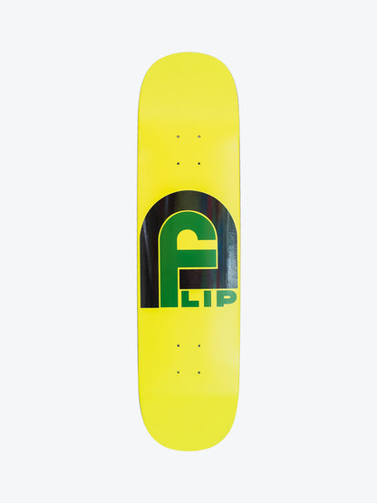 Flip Gate Logo Yellow 8.125" Skate Deck