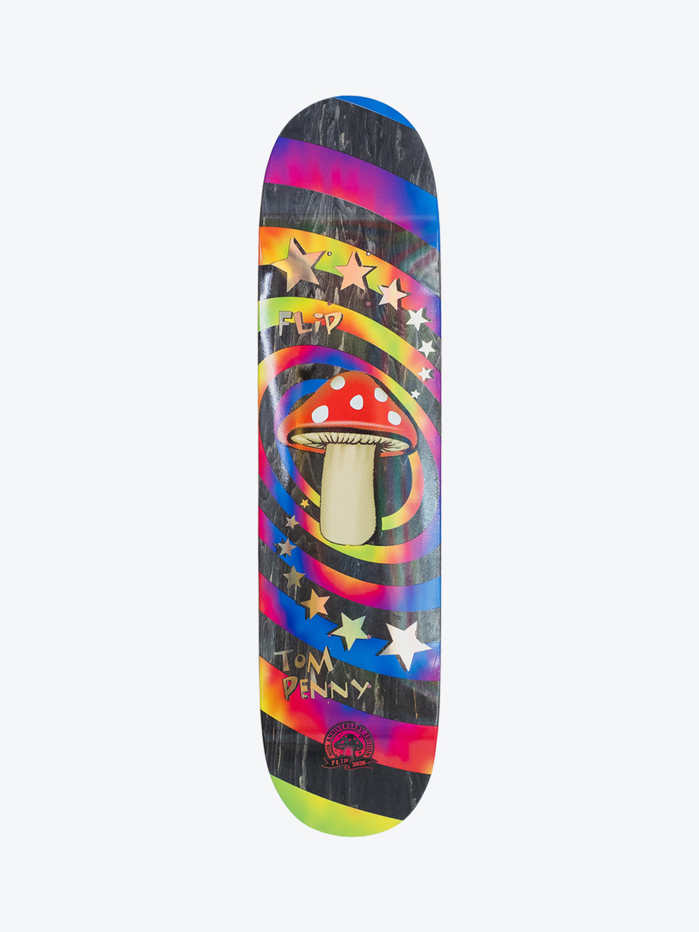Flip Love Shroom 30th Annyversary Penny 7.75" Skate Deck
