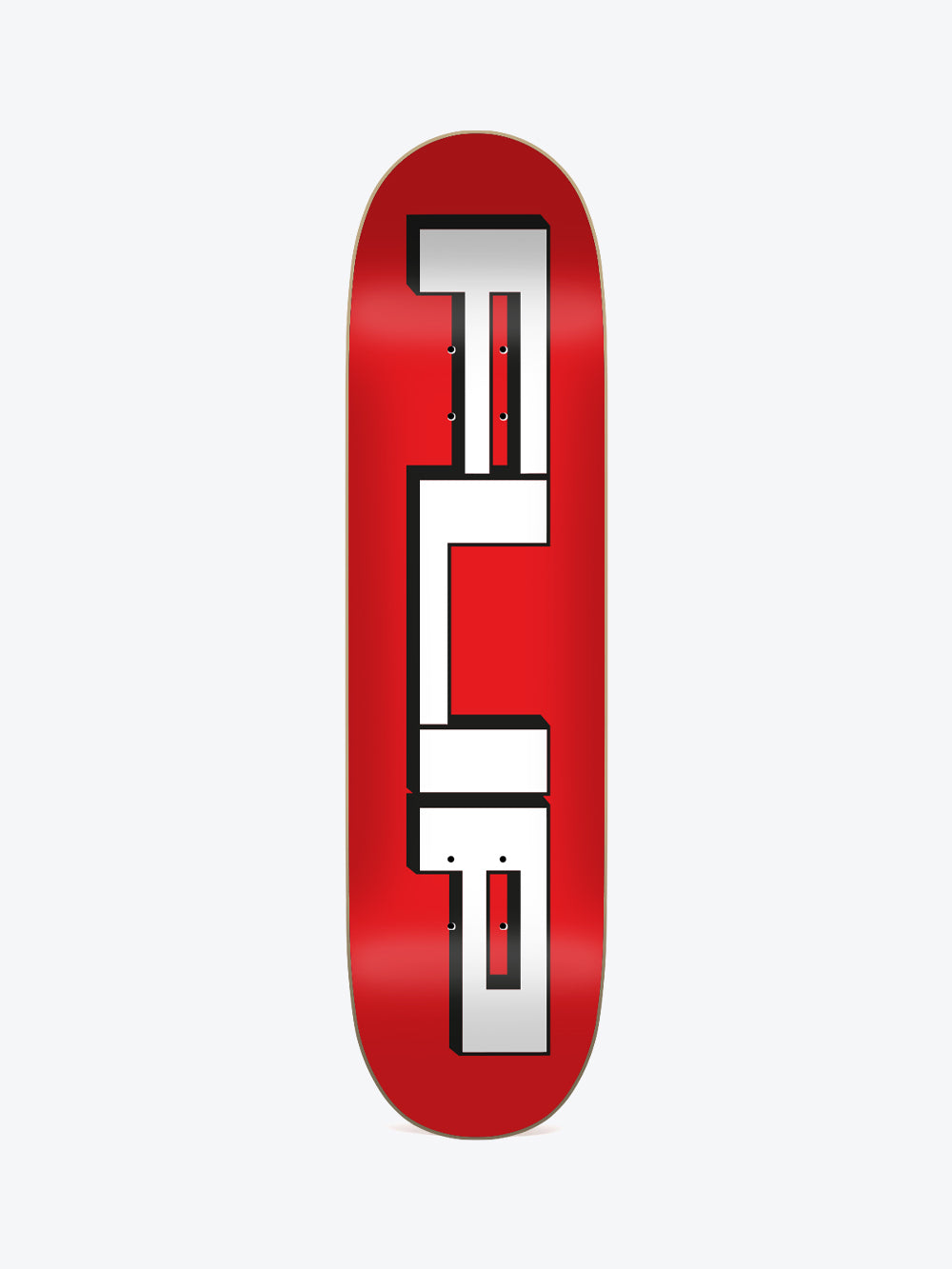 Flip Squared Logo Red 8.0" Skate Deck