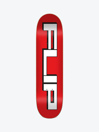 Flip Squared Logo Red 8.0" Skate Deck