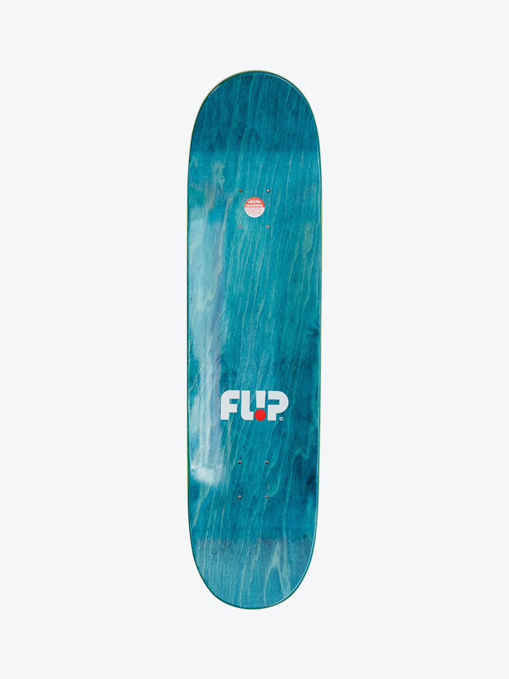 Flip Squared Logo Red 8.0" Skate Deck