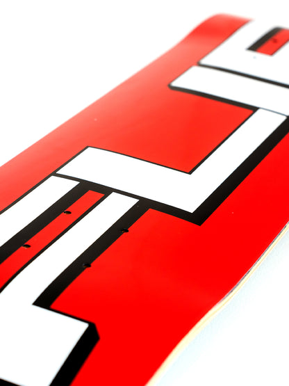 Flip Squared Logo Red 8.0" Skate Deck