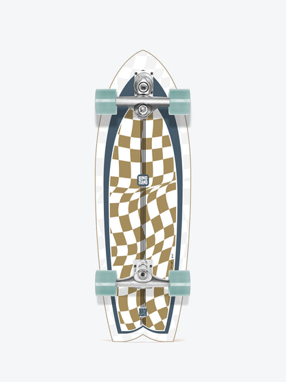 Long Island Checker 30" Surfskate Completo