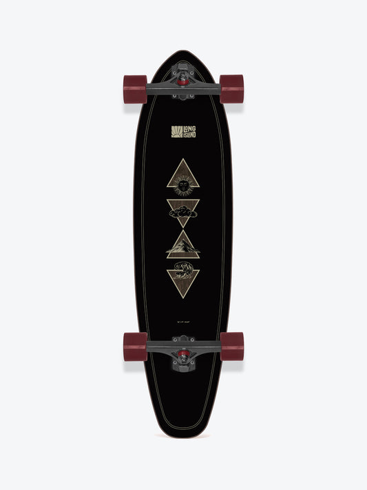 Long Island Elements 36" Kicktail Complete Longboard