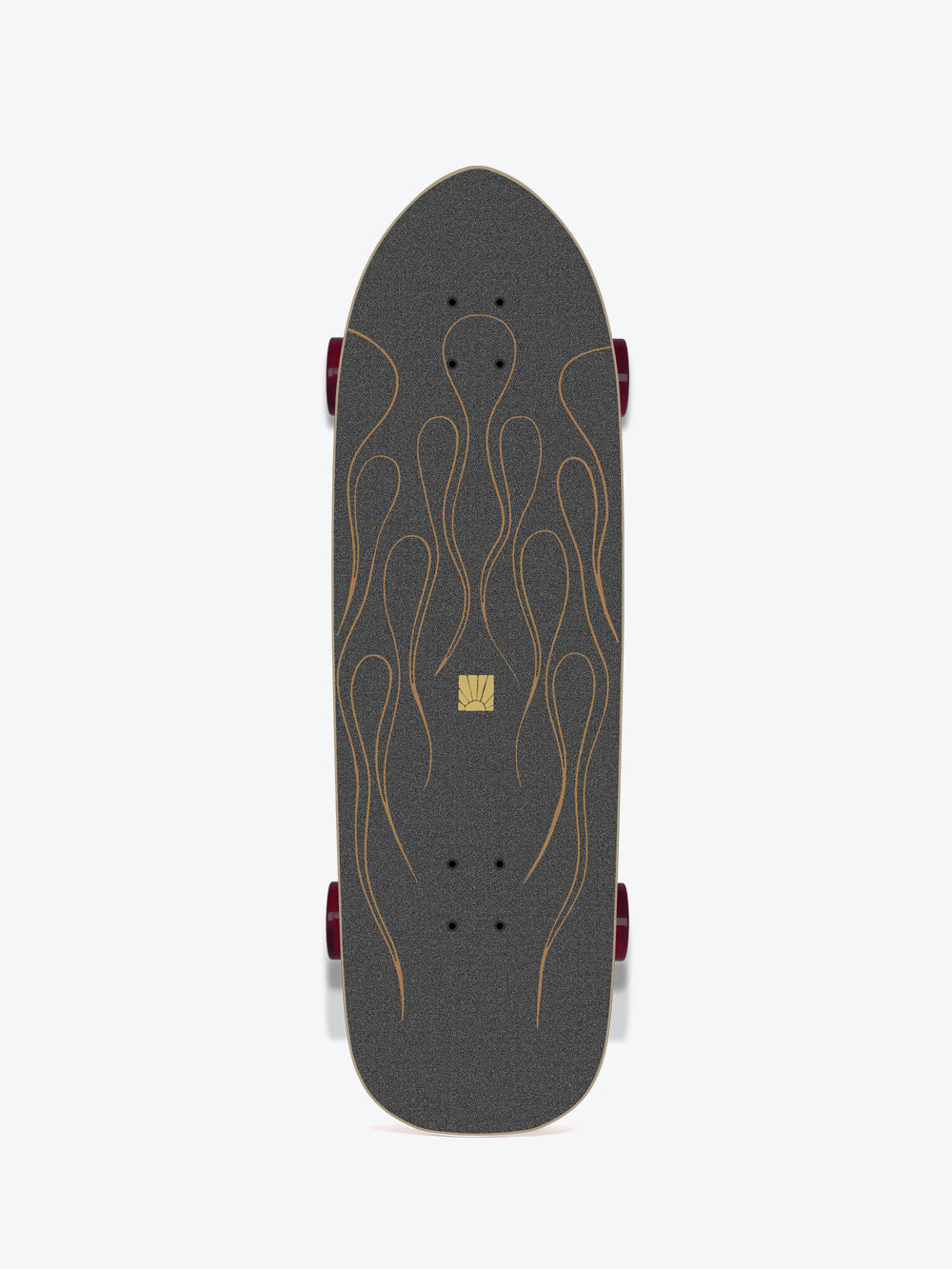 Long Island Flaming 32" Surfskate Completo