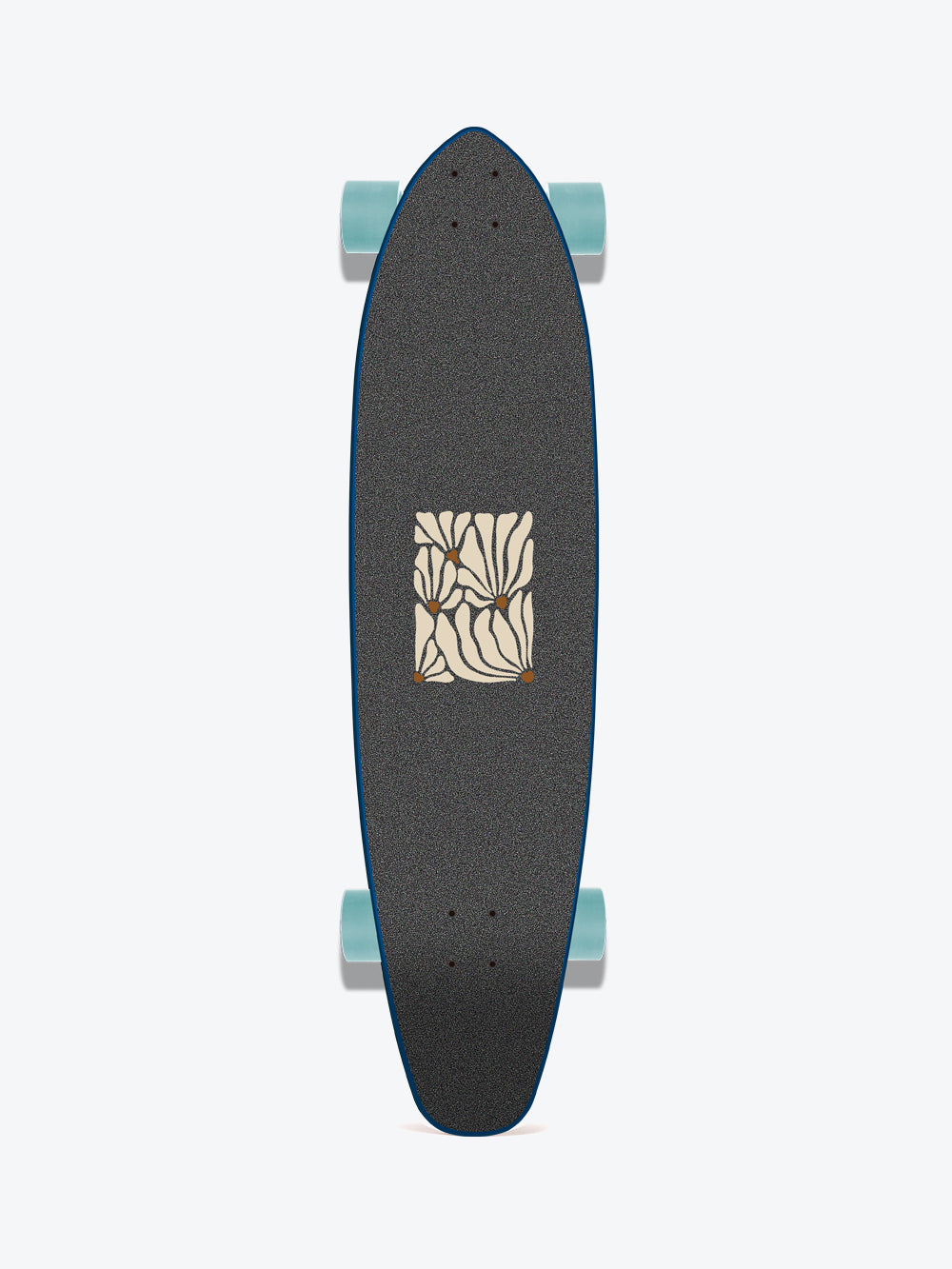 Long Island Flowers 37.85" Kicktail Complete Longboard