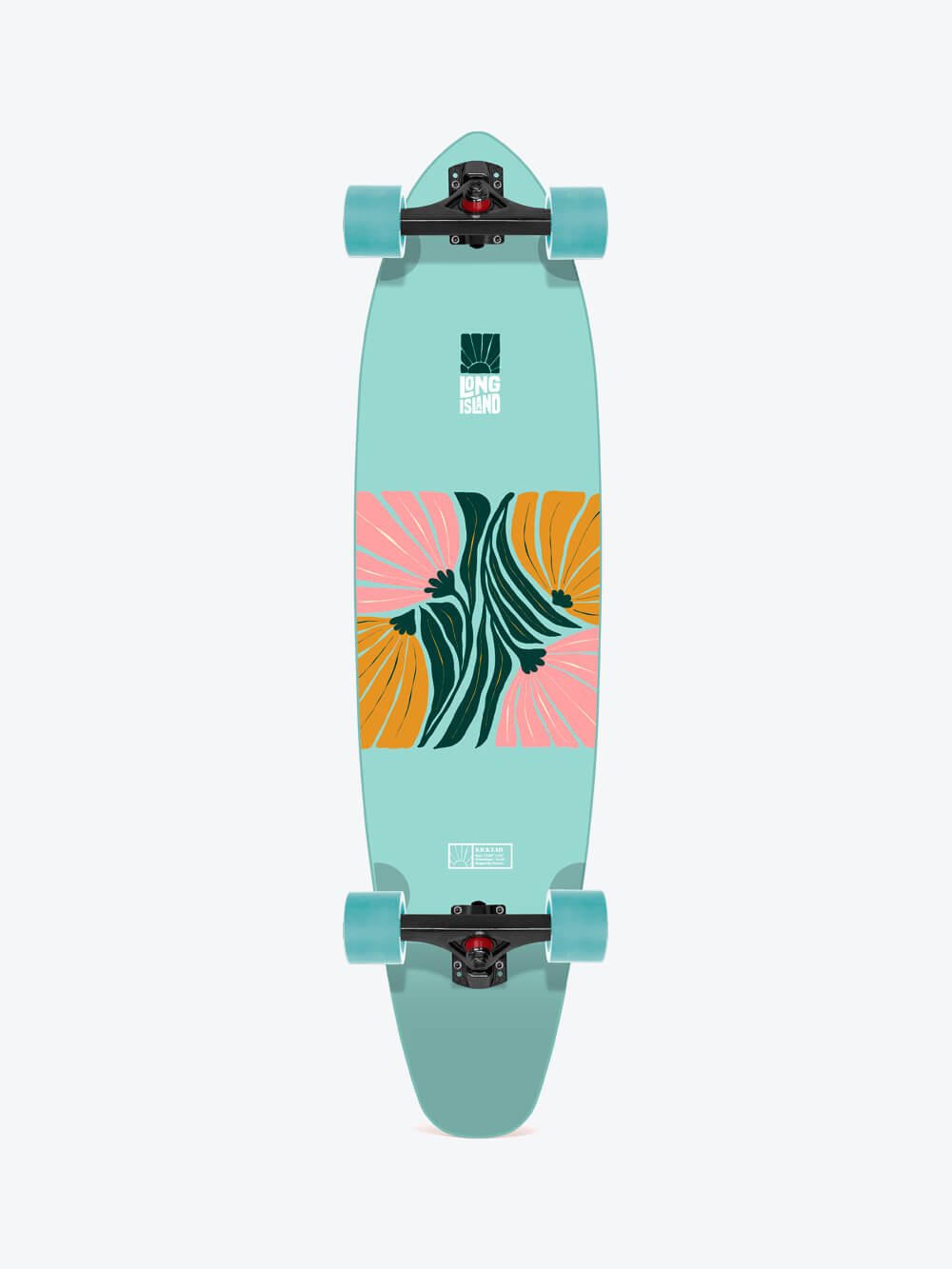 Long Island Flowers 37.85" Kicktail Complete Longboard 2024