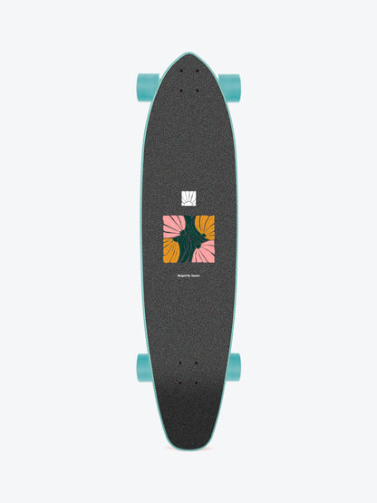 Long Island Flowers 37.85" Kicktail Complete Longboard