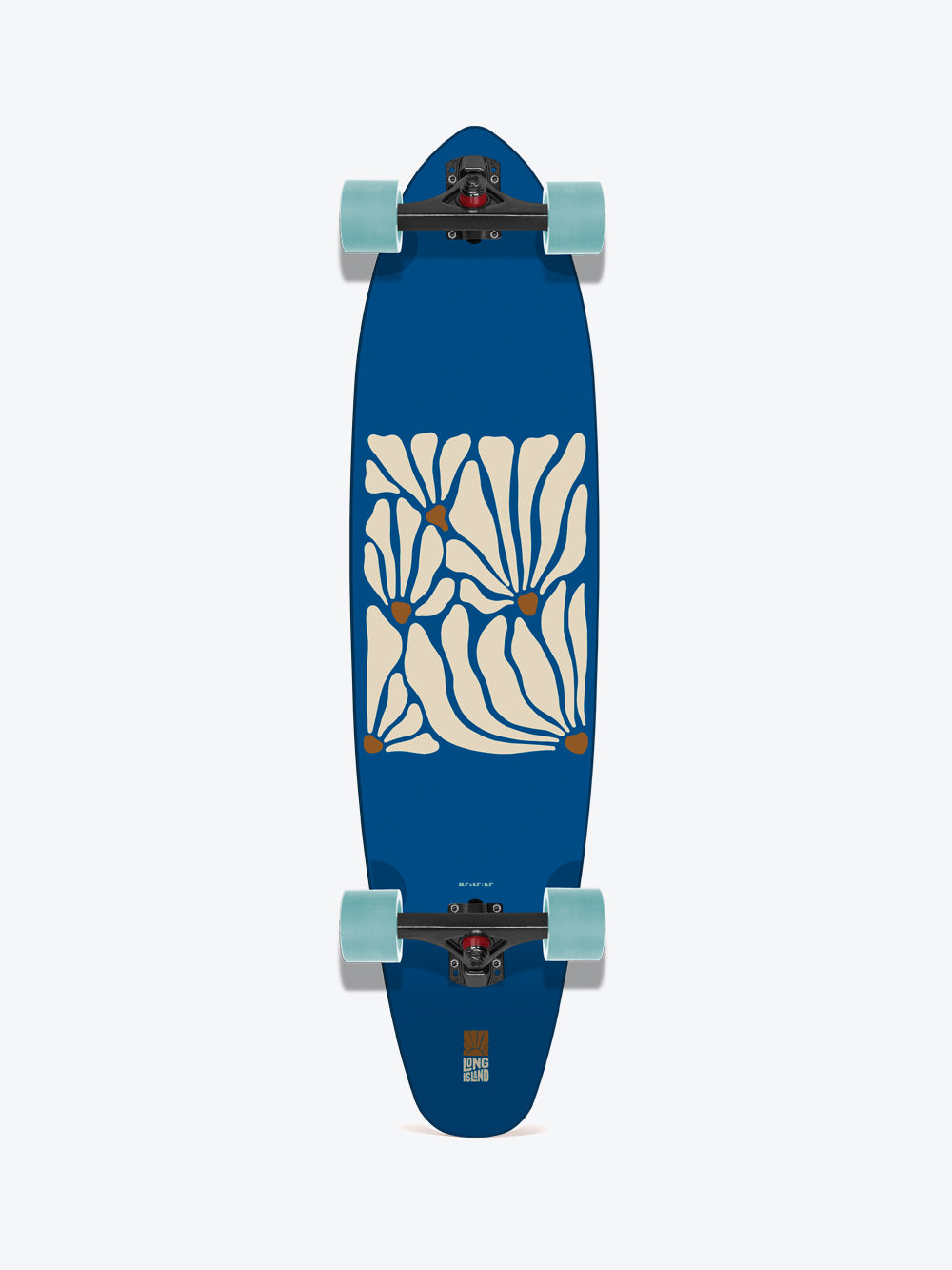 Long Island Flowers 37.85" Kicktail Complete Longboard