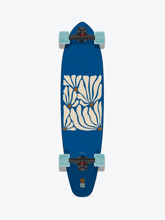 Long Island Flowers 37.85" Kicktail Longboard Complet