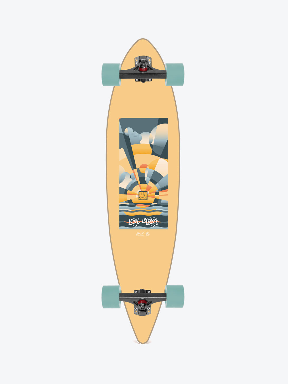 Long Island Soil 38" Pintail Complete Longboard