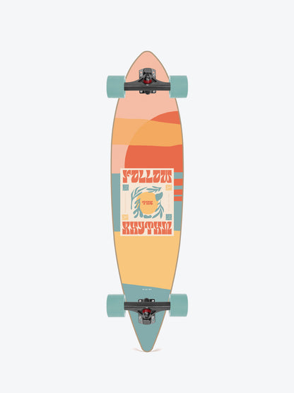 Long Island Soil 38" Complete Pintail Longboard