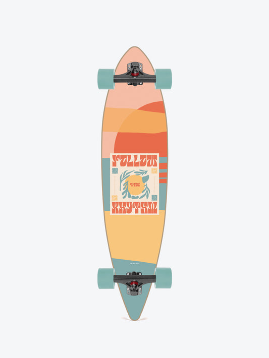 Long Island Soil 38" Complete Pintail Longboard
