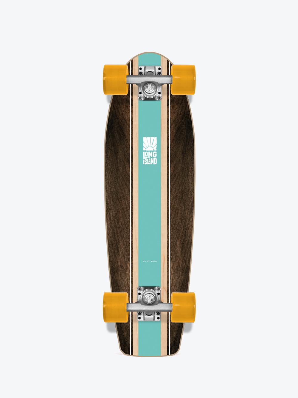 Long Island Stripe 26" Complete Longboard
